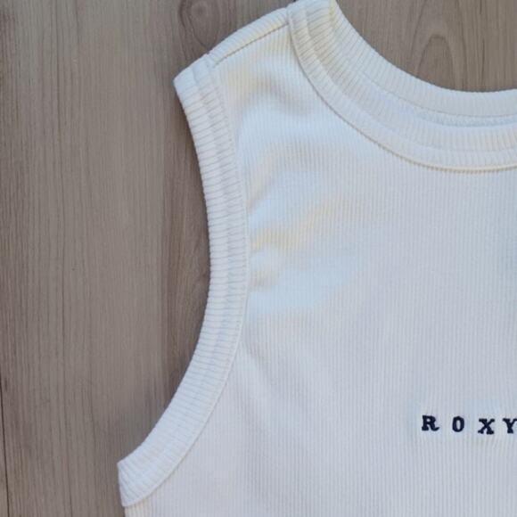 Roxy ICONIC DAYS Crop Top White XS NWT RARE - Picture 3 of 9